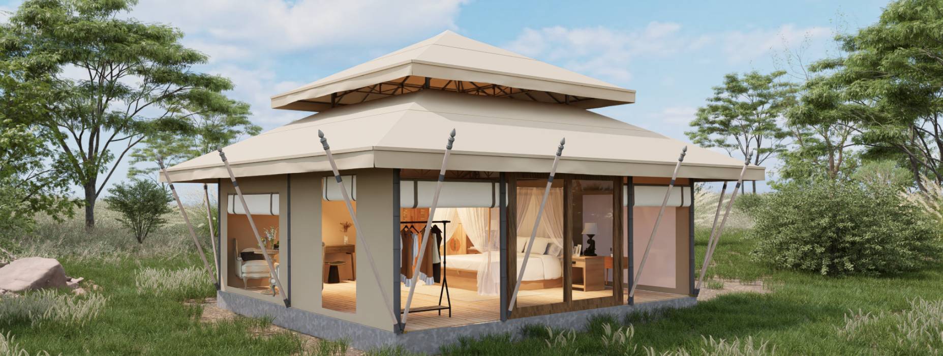 阿拉善左旗户外野奢帐篷